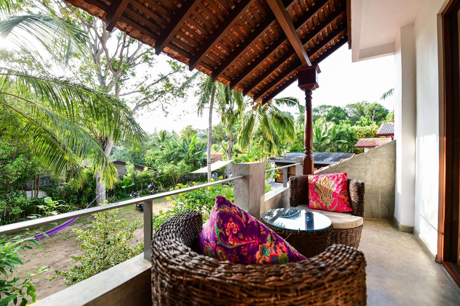 Best rooms in hikkaduwa, Sri Lanka. spacious Landmark Room at Tropical House Jungleside VIlla - room exterior