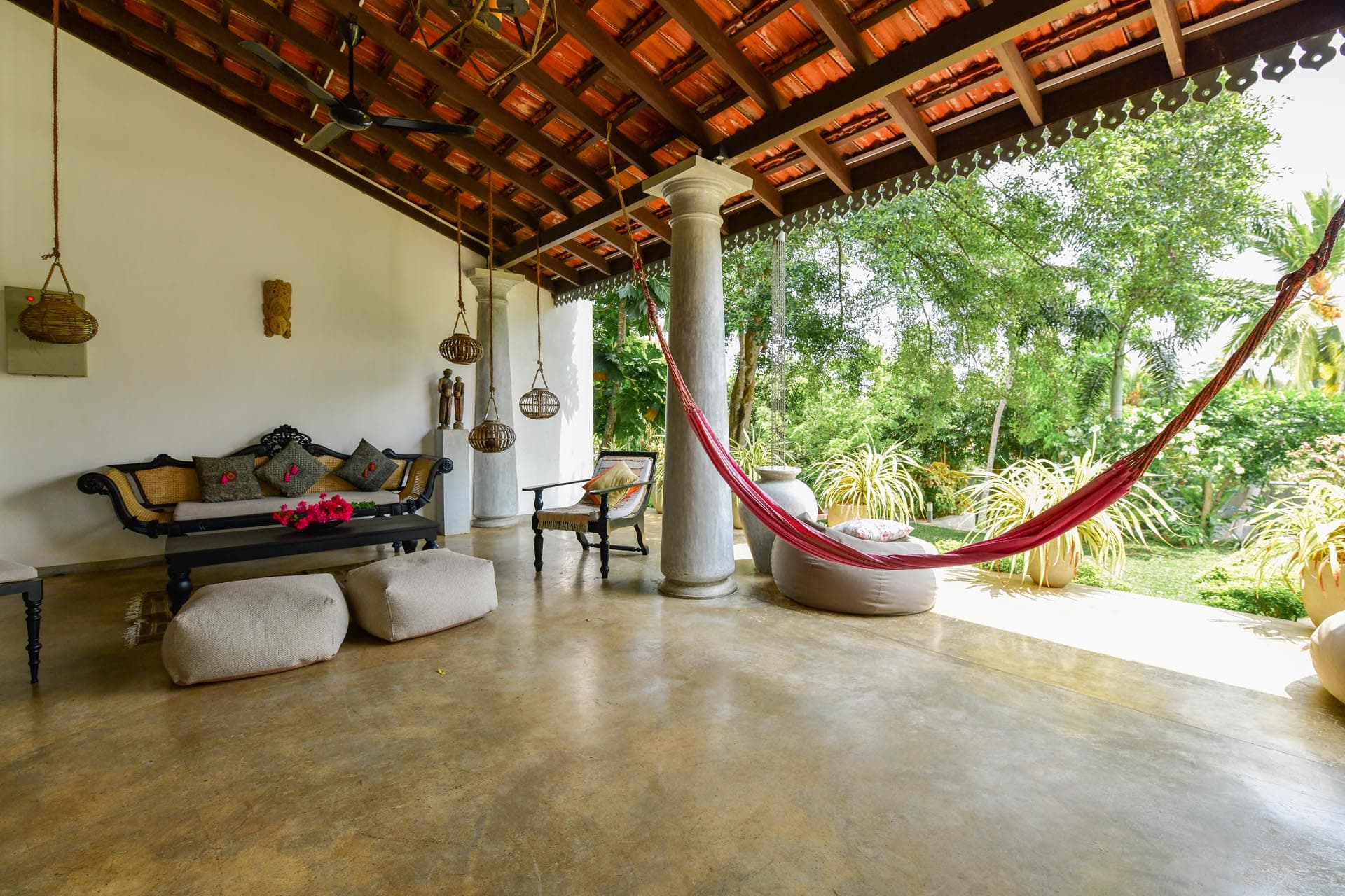 Best rooms in hikkaduwa, Sri Lanka. spacious Princes Suite at Tropical House Jungleside VIlla - Suite Exterior