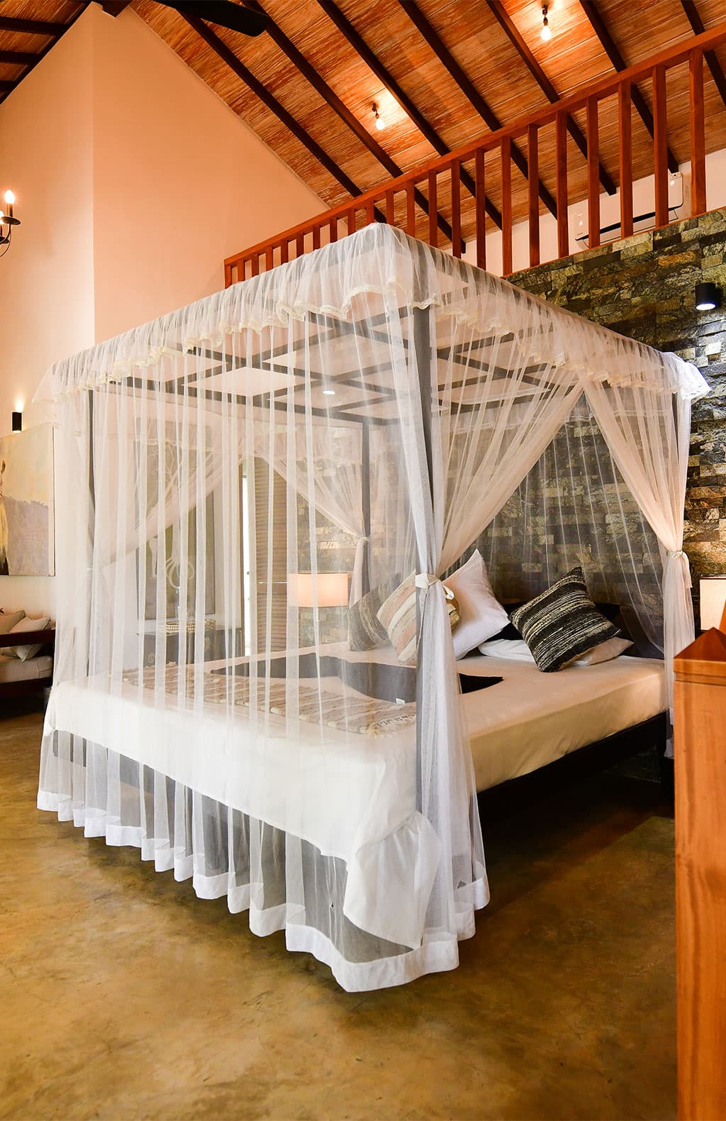 Admiral Suite at Tropical House Jungleside Villa, Hikkaduwa, Sri Lanka.